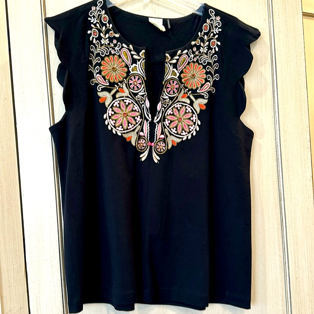 Embroidered top from Anthropologie 💗